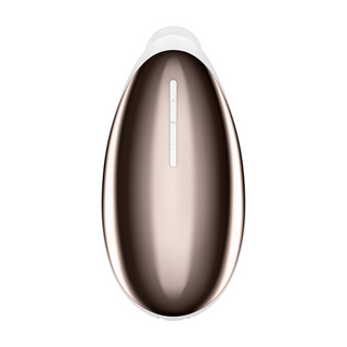 Vit Klitorisvibrator - 12 Vibrationer, Silikon