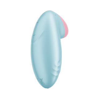 Appstyrd Vibrator, Ljusblå Punktformad, Bluetooth, Vattentät