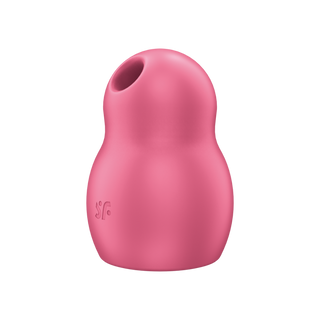 Dubbel Luftpulsvibrator - 11 Lägen, 12 Vibrationer - Röd