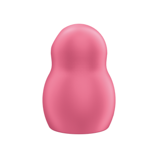 Dubbel Luftpulsvibrator - 11 Lägen, 12 Vibrationer - Röd