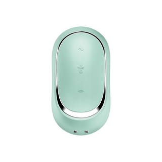 Dubbel Luftpuls Vibrator - 11 Tryckvågor, 12 Vibrationer - Mint