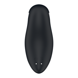 Lufttrycksvibrator Dubbel - Svart/Vit