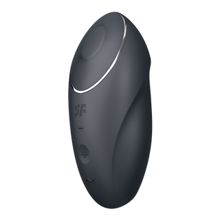 Vibrator Grå: Dubbelverkande, 11 lägen, Tappning & Vibration