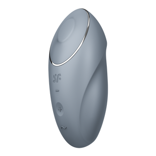 Vibrerande Klitorisstimulator, 11 Lägen - Blågrå