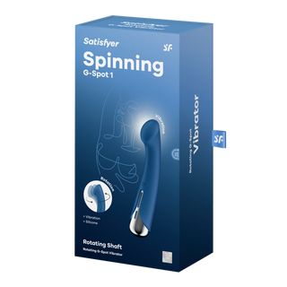 Roterande G-punktsvibrator - Blå Spinner Vibrator