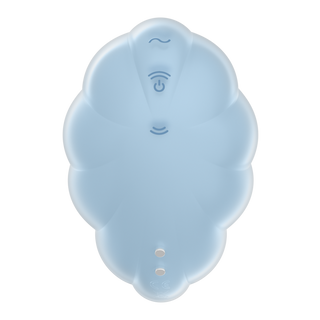 Blå Tryckvågsvibrator med Luftpuls & Vibrationer