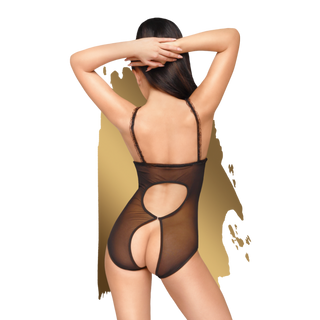 Playsuit M/L Svart - PENTHOUSE Lingerie → Playsuit M/L Svart