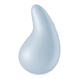 Blå Vibrator, 12 Program, Dubbel Silikon, Vattentät