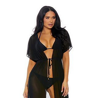 Bikini Set med Kimono - Triangel Baddräkt