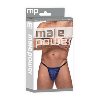Trosor Marinblå One Size Justerbar G-string