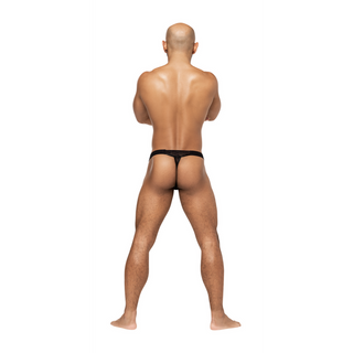 Svart Micro Tanga S/M - Bekväm Stringtrosa