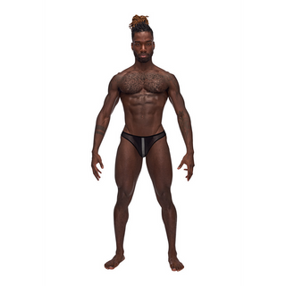 Bikini Brief Tunn Resår Onyxdetalj - M