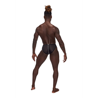 Bikini Brief Tunn Resår Onyxdetalj - M