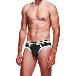 Briefs XS Svart/Vit - Trosor i Polyester och Spandex