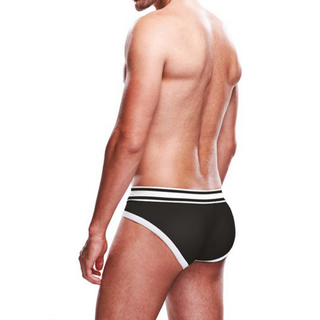 Briefs XS Svart/Vit - Trosor i Polyester och Spandex