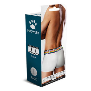Boxerkalsong XS Vit Paw Print - Bekväm Trunk