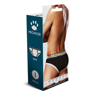 Briefs med Tassavtryck XXL Svart