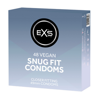 EXS Kondomer Snug Fit Latex - Åtsittande Passform, 48 st
