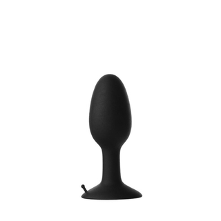 Viktad Butt Plug - Liten, 3.9/10 cm, Oscillerande