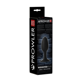 Viktad Butt Plug - Liten, 3.9/10 cm, Oscillerande