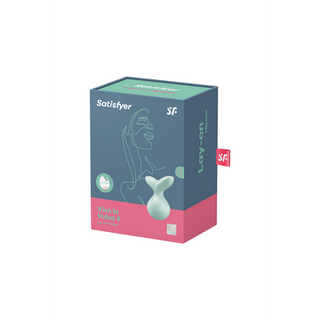 Vibrerande Klitorisstimulator - Mint, 12 Lägen, Vattentät