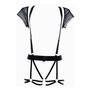 Svart Suspender med Justerbara Band - One Size