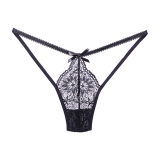 Spets Trosa Svart - One Size - Stringtrosa i Spets
