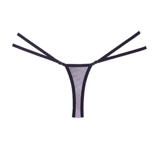 Spets & Mesh Trosa - One Size - Svart