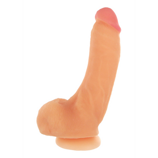 Livslik Dildo 9 Tum Sugkopp, Hudfärg