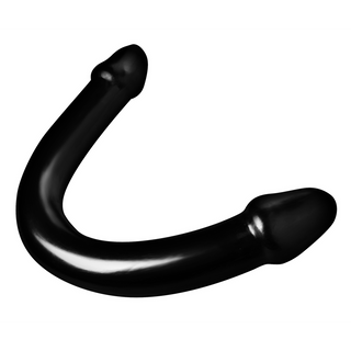 XXL Dubbel Dildo - Svart, 71 cm Lång