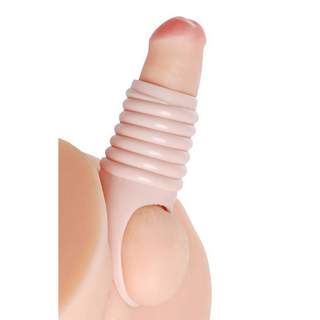 Stor, Ribbad Penis Förlängare - Erektionsförstärkare