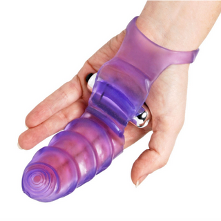 Vibrerande G-punktsstimulator Dubbel Finger - Lila