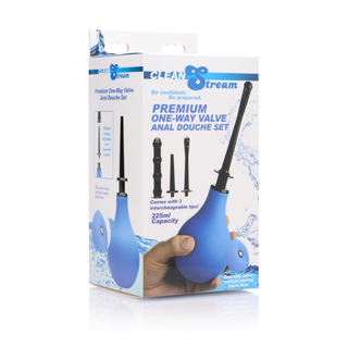 Anal Dusch Set: 3 Munstycken, Envägsventil, 225ml