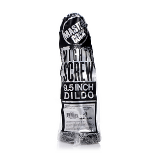Svart Skruvformad Dildo, 25 cm - PVC