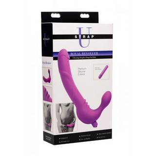 Vibrerande Silikon Dubbel Dildo - Stimulering för Båda