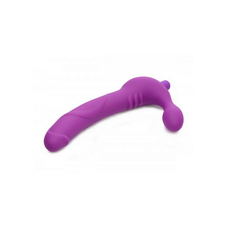 Vibrerande Silikon Dubbel Dildo - Stimulering för Båda