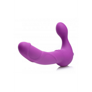 Vibrerande Silikon Dubbel Dildo - Stimulering för Båda