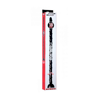 Lång Dildo 18/46cm, Flexibel Sugpropp, PVC
