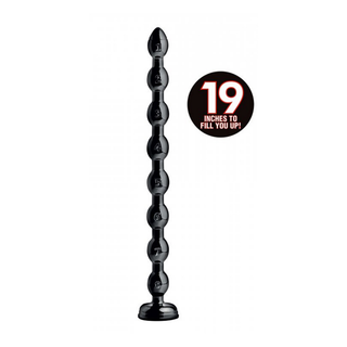 Långa Flexibla Analkulor, 48 cm - Stora Analpärlor