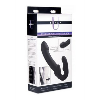Vibrerande Dubbel Dildo - 3 Hastigheter, 5 Funktioner, Vattentät