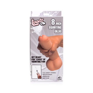 Realistisk Dubbel Dildo med Sprutfunktion, 20.5 cm