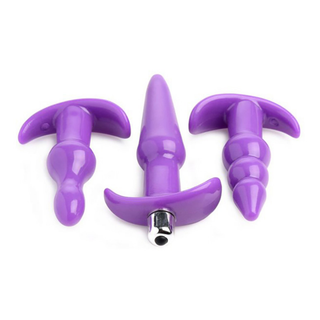 Vibrerande Analpluggar Set – 10 Lägen, 4-Delars