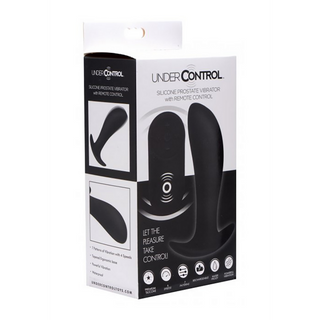 Fjärrstyrd Prostata Vibrator, Silikon, Uppladdningsbar