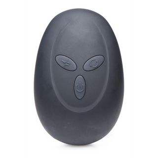Slim Böjd Analmassör, Rotation, Vibration, Fjärrkontroll