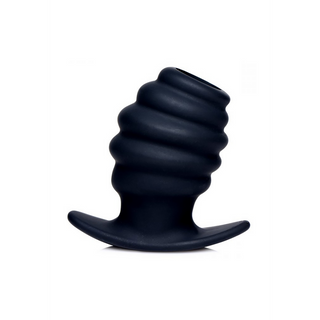 Räfflad Analtunnel - Silikon Butt Plug, 3 Storlekar