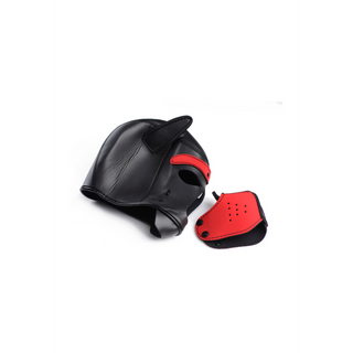 Neopren Valpmask med Böjbara Öron & Avtagbar Nosdel