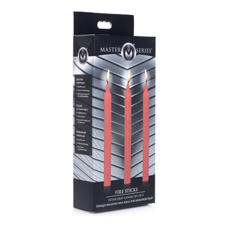 Droppljus Sensation 3-pack, Lågtemp Paraffin Vax