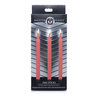 Droppljus Sensation 3-pack, Lågtemp Paraffin Vax