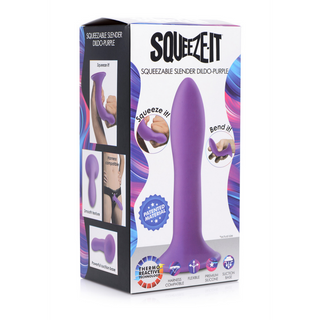 Formbar Slim Silikondildo - Flexibel, Klämbar Dildo