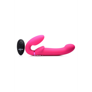 Dubbel Vibrerande Dildo Uppblåsbar Fjärrkontroll